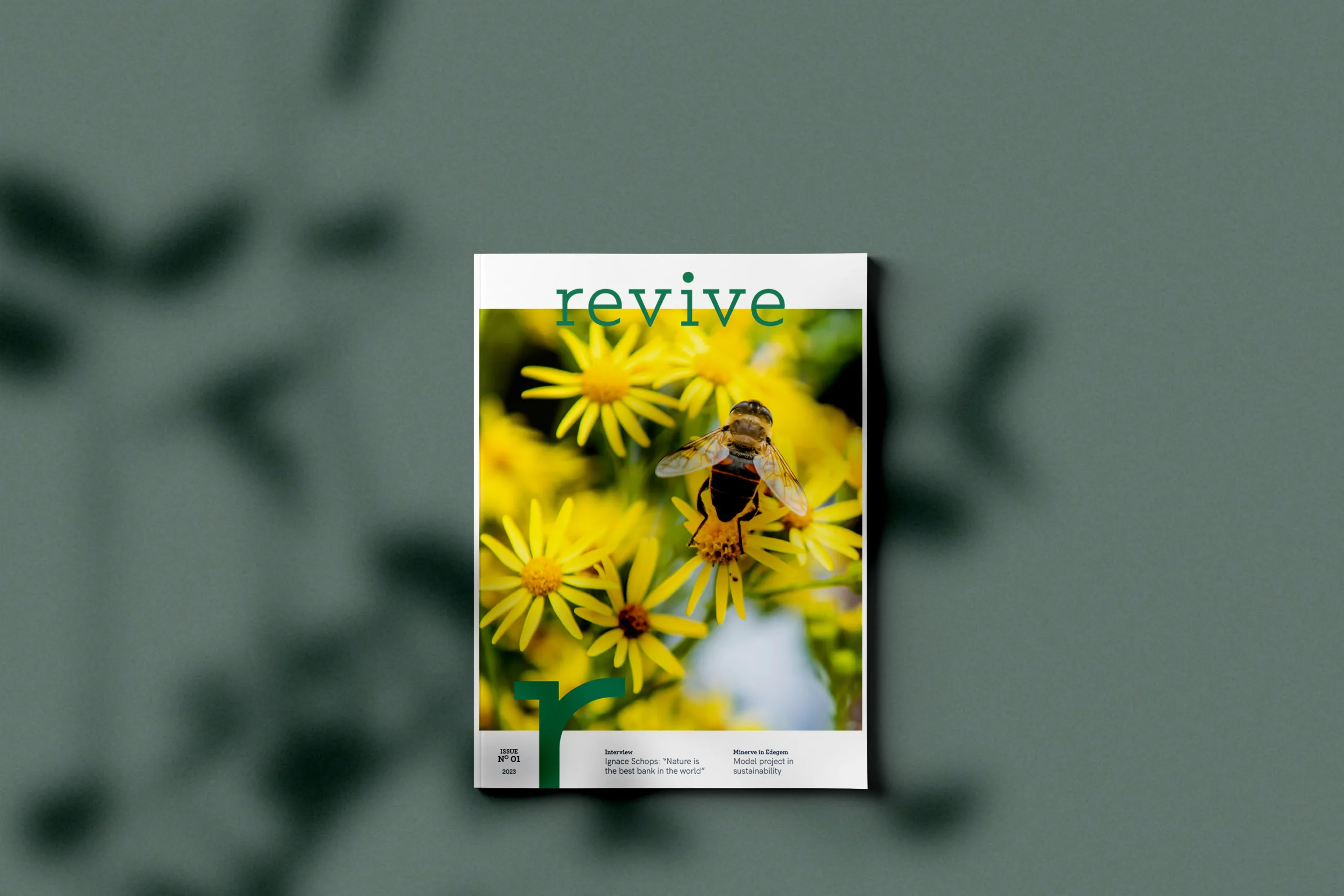 Revive magazine cover design thema biodiversiteit