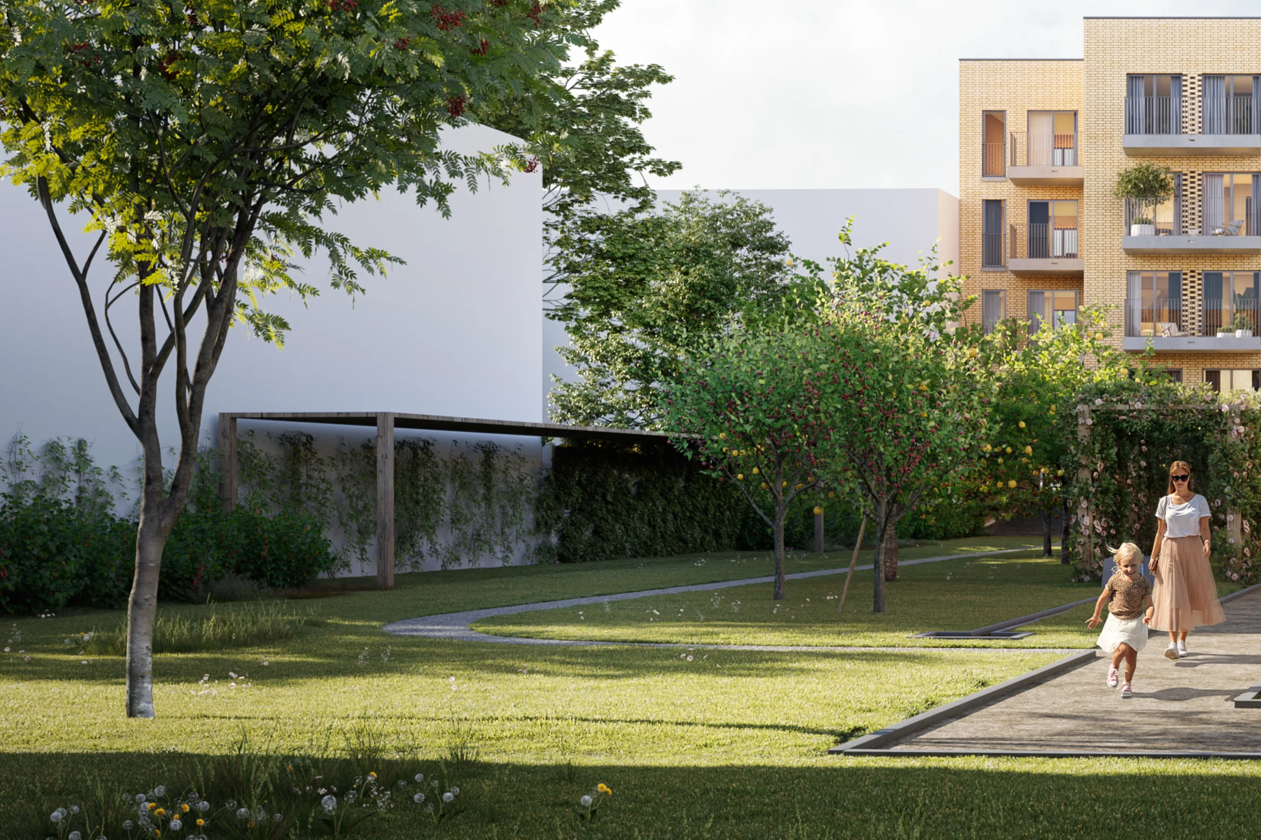 binnentuin duurzaam nieuwbouwproject schaarbeek binnentuin duurzame nieuwbouw appartementen en woningen schaarbeek