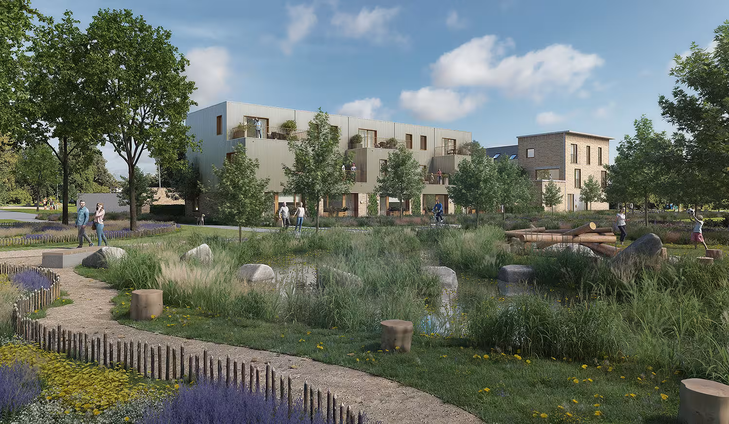 Render 't Verband - woningen